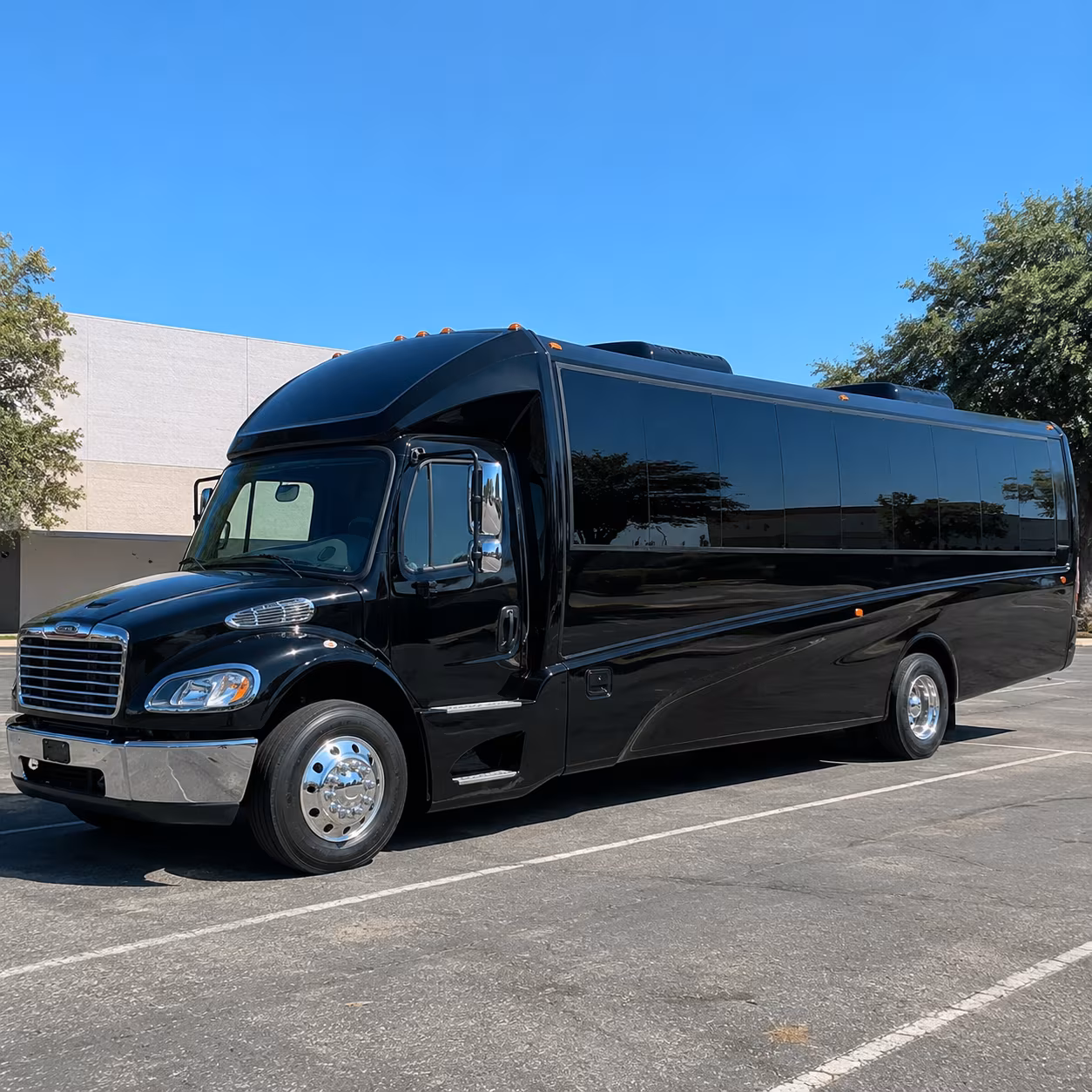 Amarillo Airport Shuttle & Transportation party bus interior