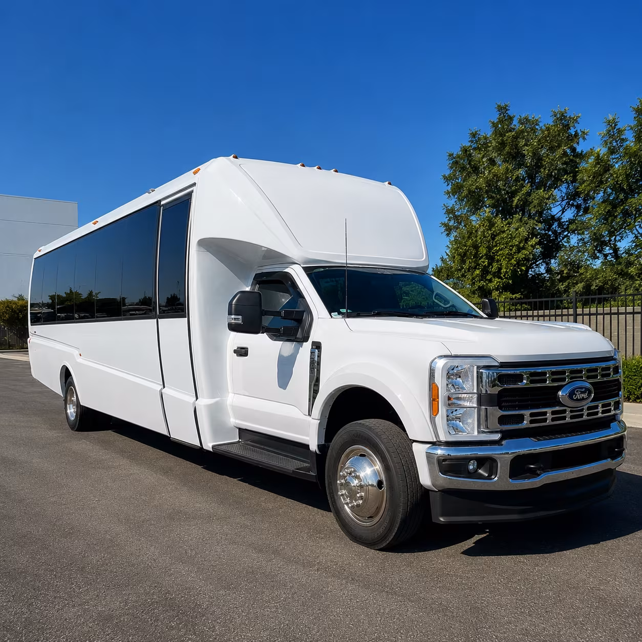 Amarillo amarillo airport transportation party bus exterior