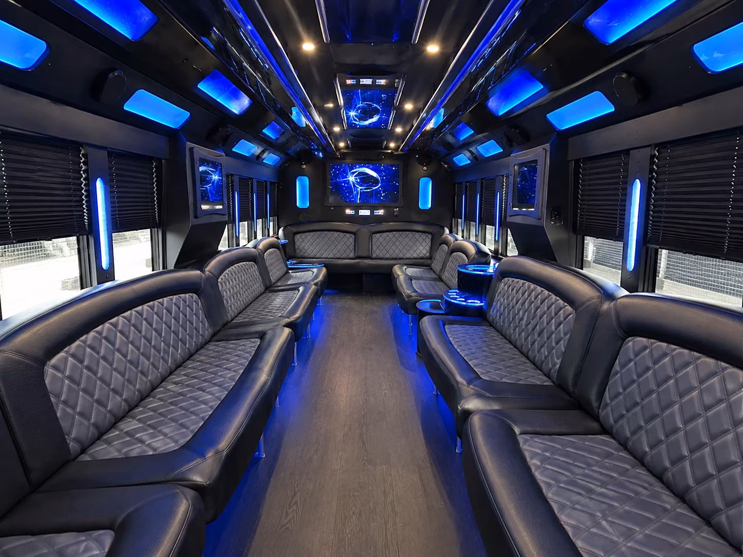 Amarillo amarillo birthday party bus rental party bus exterior