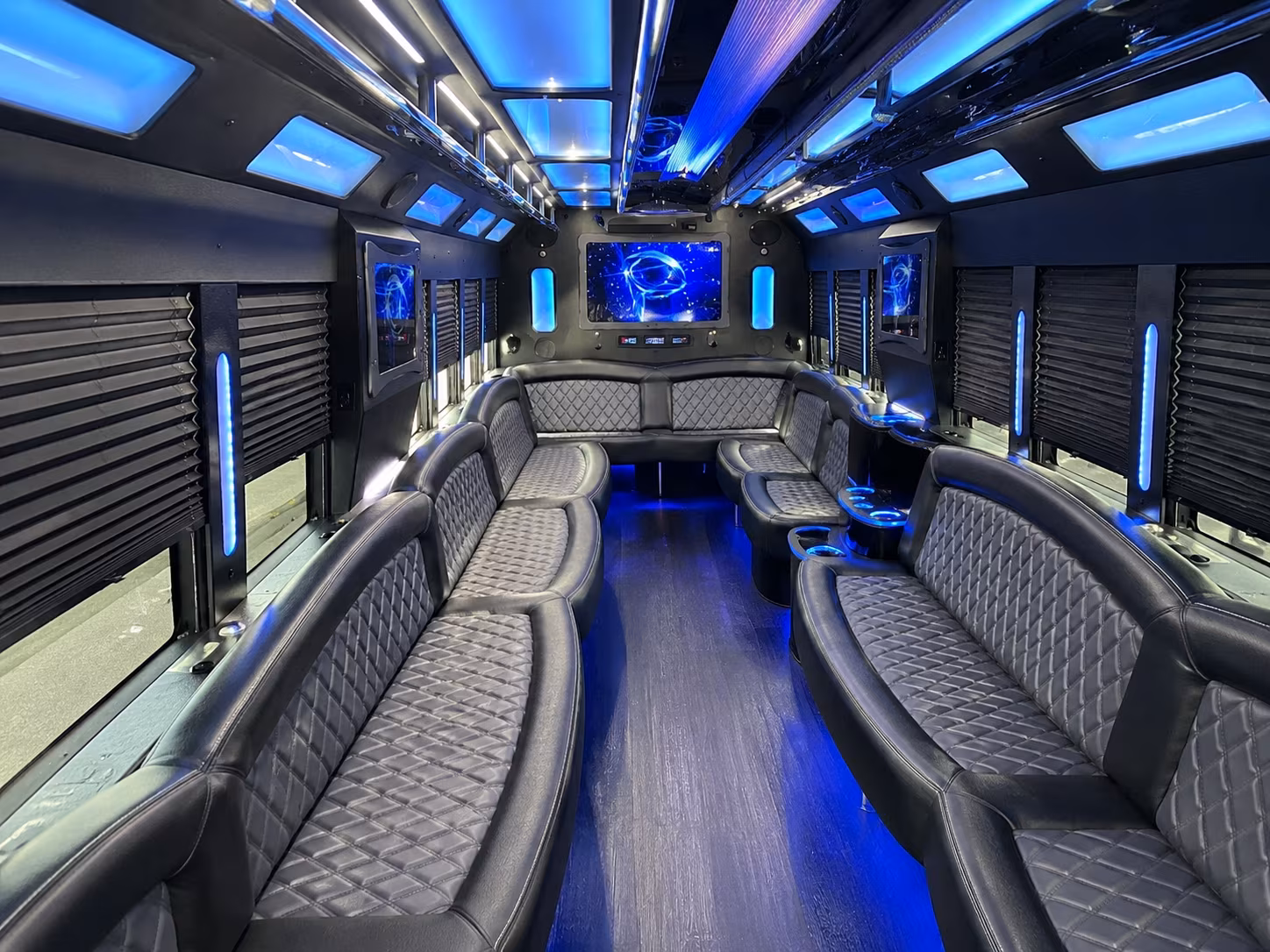 Amarillo amarillo birthday party bus rental party bus exterior