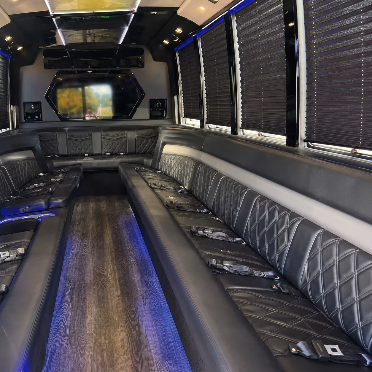 Amarillo amarillo birthday party bus rental party bus exterior