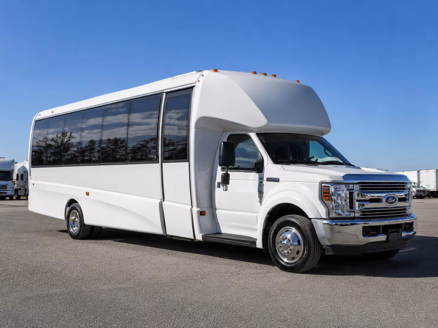 Amarillo amarillo corporate event party bus rental party bus exterior