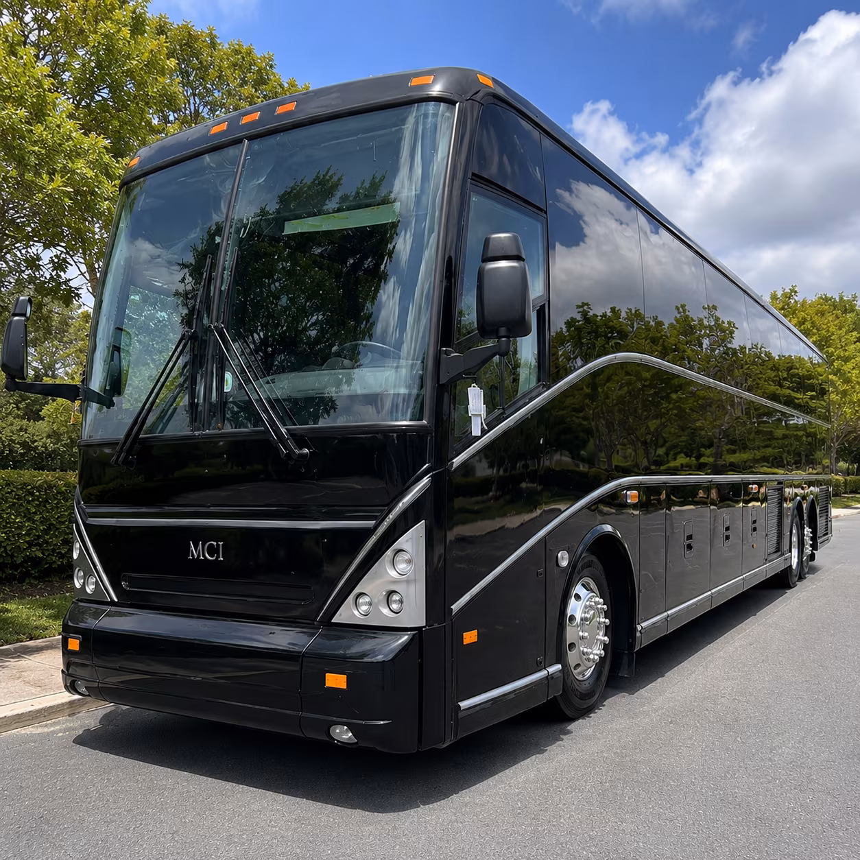 Amarillo amarillo corporate event party bus rental party bus exterior
