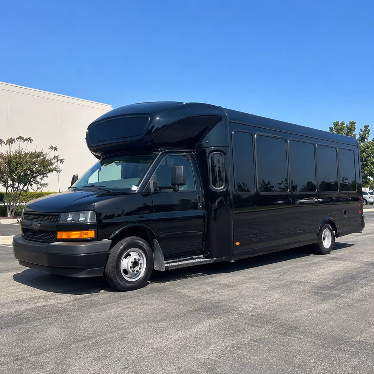 Amarillo amarillo private event party bus rental party bus exterior