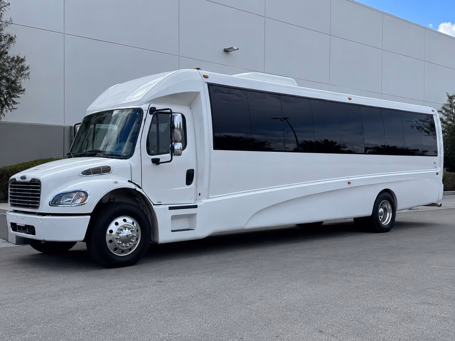 Amarillo amarillo private event party bus rental party bus exterior