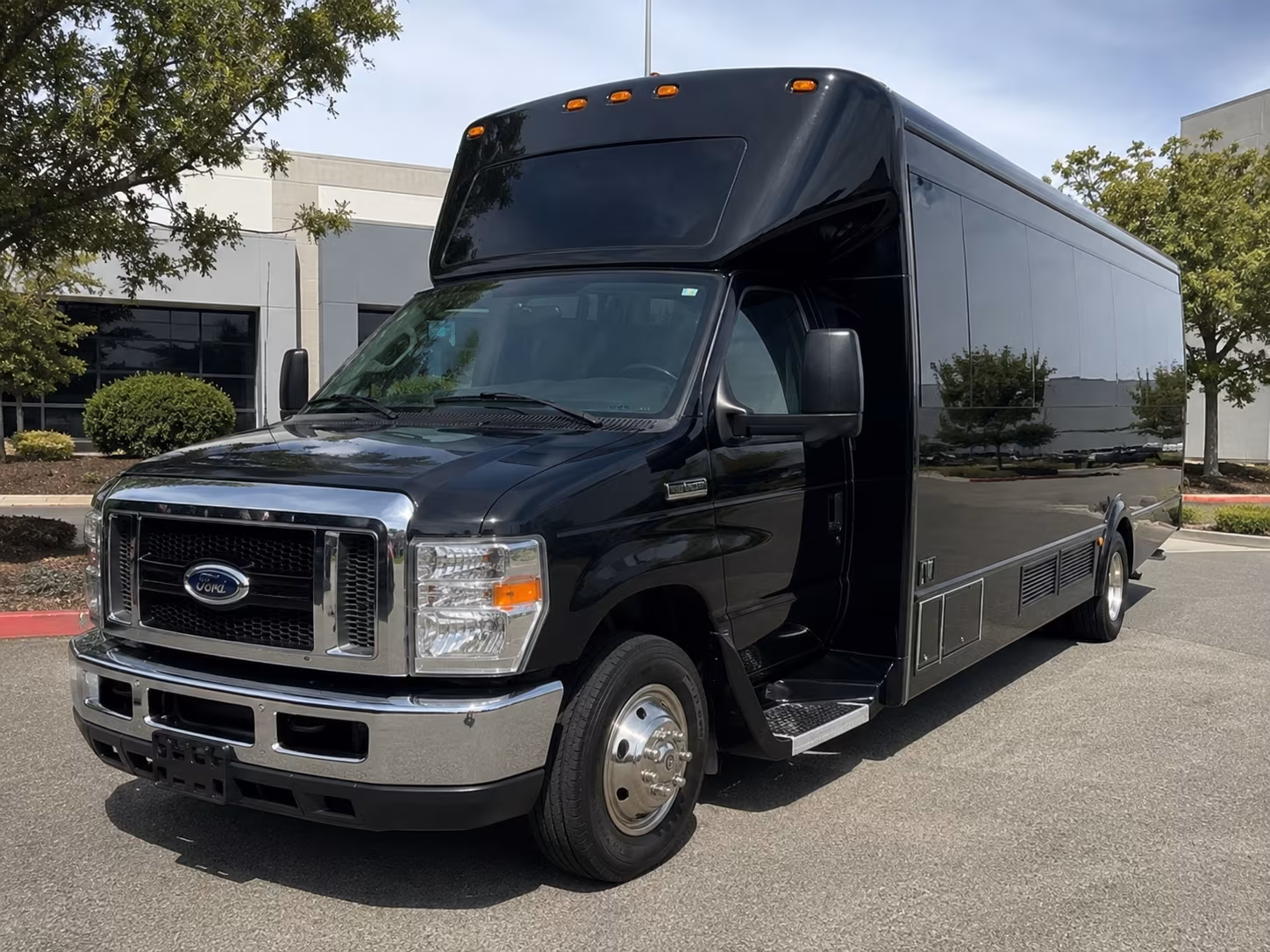 Amarillo amarillo prom party bus rental party bus exterior