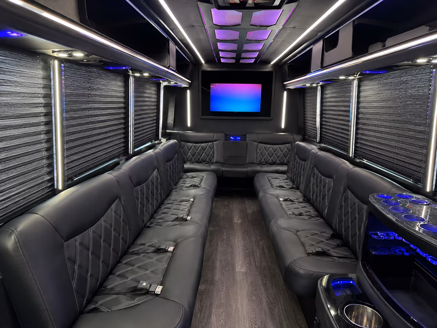 Amarillo Bachelor & Bachelorette Transportation onboard seating