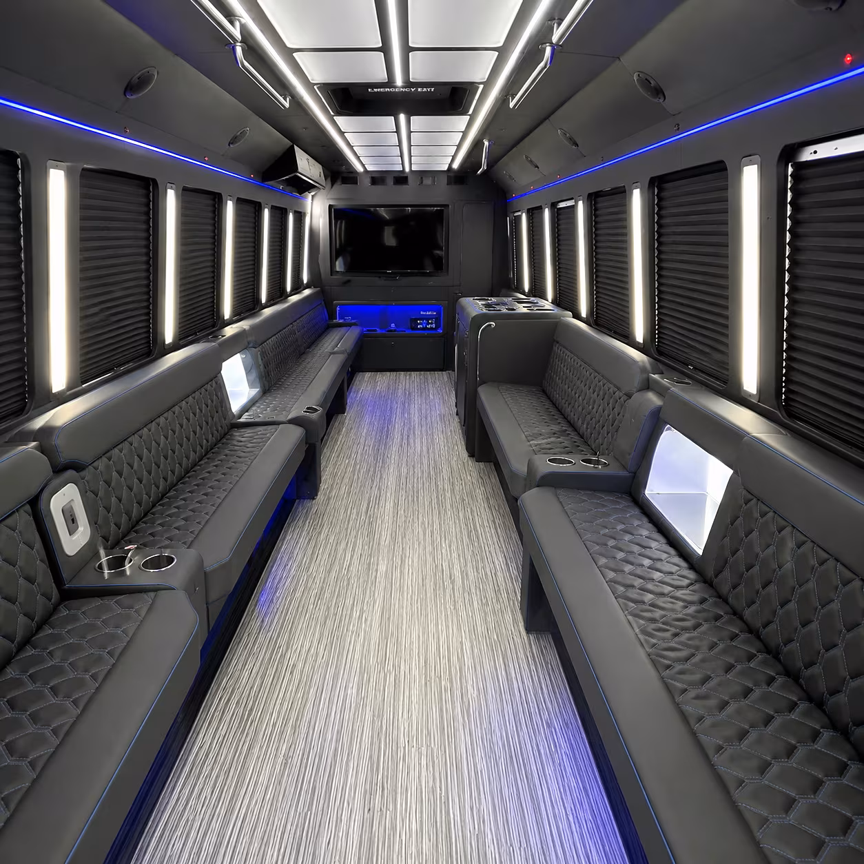 Amarillo Sporting Event Transportation onboard seating