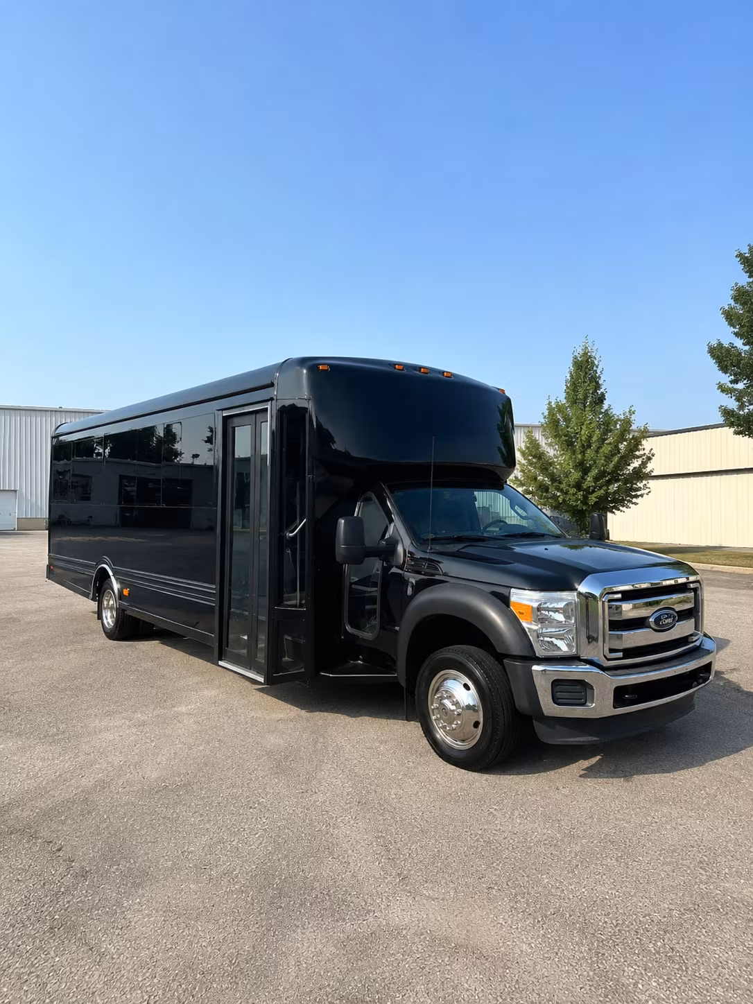 Passenger seating aboard a Amarillo party bus rental