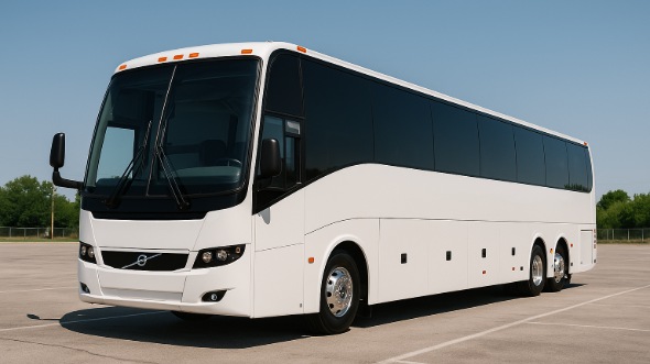 Exterior of Charter Bus Company Amarillo's 40 Passenger Charter Bus in Amarillo