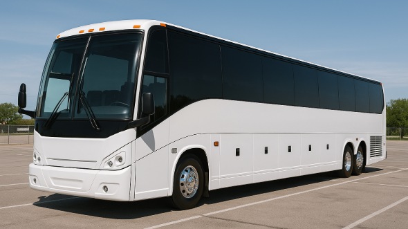 Exterior of Charter Bus Company Amarillo's 44 Passenger Charter Bus in Amarillo