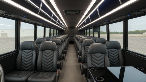 25 passenger minibus interior